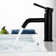 Matte Black One-Handle High Arc Bathroom Faucet, Solid Brass
