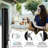 Solar Powered Temperature Controlled Portable ABS, PVC Free Standing Outdoor Shower with Detachable Shower Head and Footwash Spout