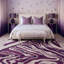 Tapis mauve touffeté à la main Ailey-1855112388