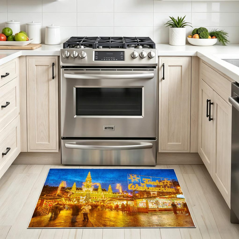 Tapis d'intérieur lavable à la machine Clear City