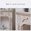 Foyer autoportant en bois massif beige