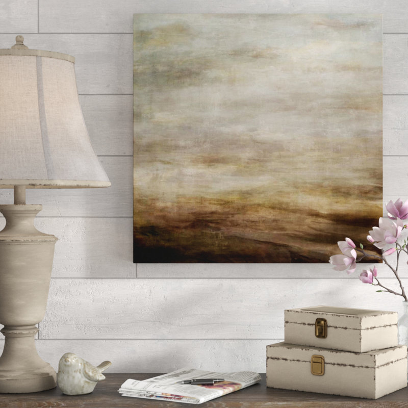 «Misty Horizon» par Elle Youngstrom - impression, Extérieur, H 24 po x l 24 po x 1,5 po