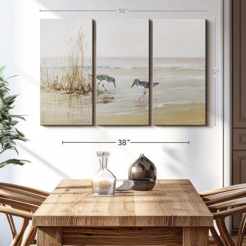 «Early Risers I», 3 pièces, H 32 po x l 50 po