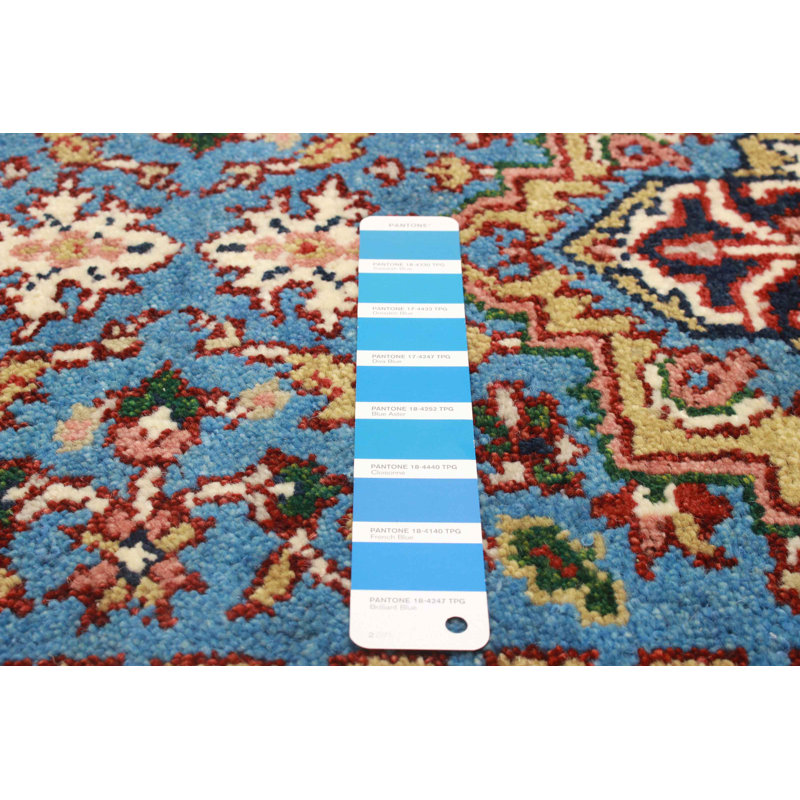 Tapis bleu Serapi Heritage 2 pi 6 po x 9 pi 11 po