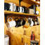 Porte-gobelet sous armoire 3 pièces Support à tasses en fer pour rangement mural