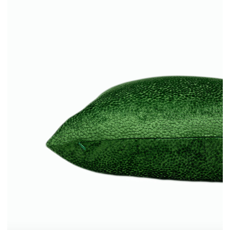 Housse de coussin Velvet Dots, H 20 po x l 20 po, Vert