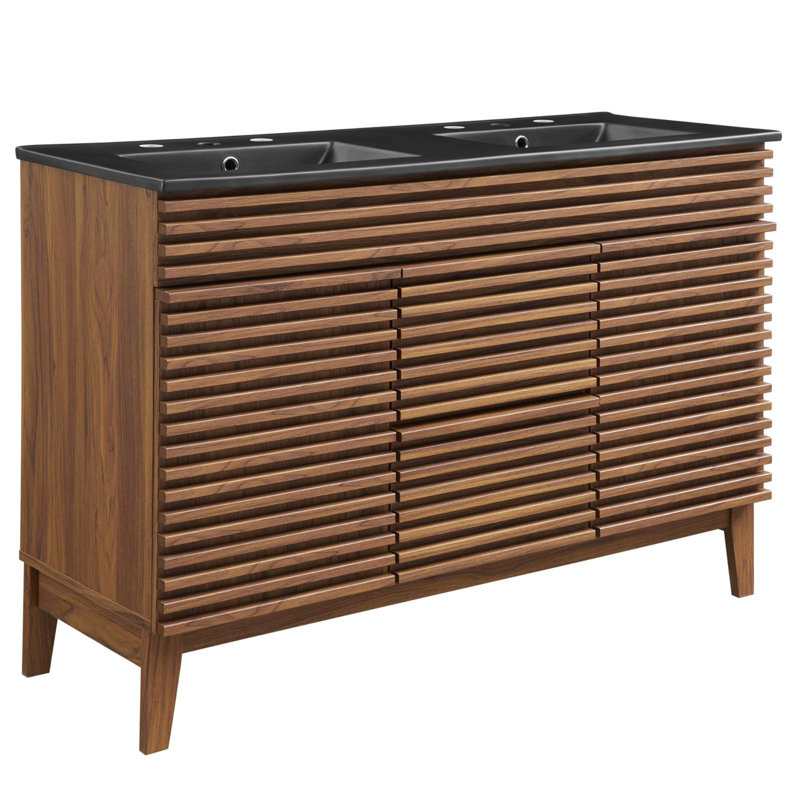Meuble-lavabo double 48 po Render