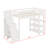 Loft Bed With Shelves, Storage Staircase, Small Wardrobe And LED Light-2073911214