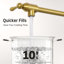 Robinet de cuisine KES en acier inoxydable sans plomb-112384076