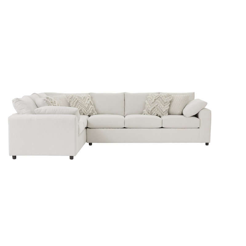 Canapé modulaire Hughes Furniture 24500, Lilou Winter, Mélange de polyester Lilou Winter