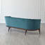 Channel Back Sofa-Dragonfly Velvet