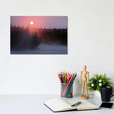 Sunrise Over Kasilof River, Kasilof, Alaska by Matthias Breiter - Wrapped Canvas Print