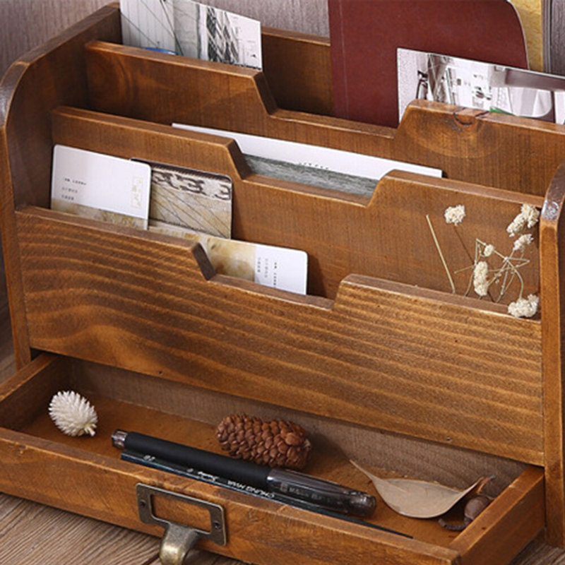 Manufactured Wood Desk Organiser