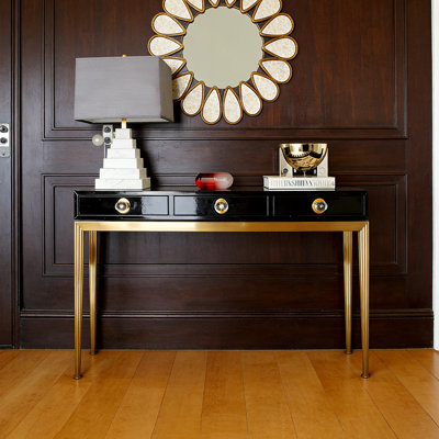 Modern minimalist drawer console table