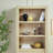Cottrell 72.25" H x 32" W 3-Tier Wood Bookshelf with Storage Cabinet-239707377