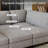 3-Seater Modular Sofa Chaise Lounge, Frostvelvet Upholstery Sofa Bed-874097729-874097728