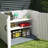 4.2 ft. W x 2.4 ft. D Storage Shed with 2-Piece Shelves 