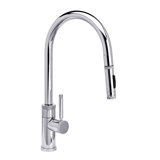 Industrial Plp Pulldown Faucet - Toggle Sprayer - Angled Spout