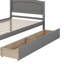 Lit plateforme simple avec deux tiroirs-1618097986
