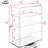 Premium 4 Tier Acrylic Lockable Rotating Removable Shelves Collection Display Case