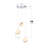 Rivaan 3 - Multi-Pendant Lamp Adjustable Glass Globe Mini Crescent Ceiling Lamp-1961860552