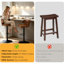 Paquet de 6 tabourets de bar rotatifs réglables modernes avec dossier - Tabouret pivotant rembourré en suède pour la cuisine et la salle à manger, réglable en hauteur, base en chrome robuste, supporte 300 lb - résistant aux taches et durable-130059022