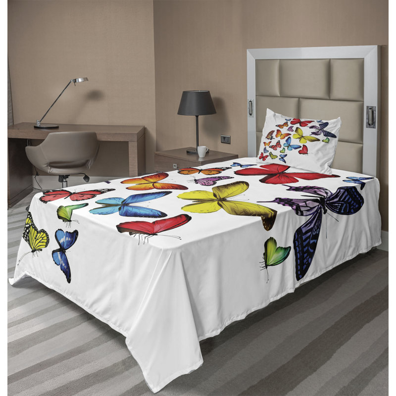 Microfiber Sheet Set, Twin Sheet Set + Fitted Sheet + 1 Pillowcase