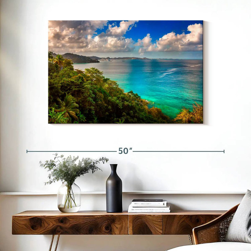 Gillard Grenada Island Bay, H 26 po x l 39 po