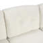 Canapé-lit modulaire en L 86,6 po avec canapé-lit coulissant, deux ports USB et deux porte-gobelets pour le salon, beige