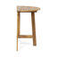 Outdoor Half-Round Folding Acacia Wood Bistro Table