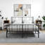 Dungall 35cm W Iron Bedside Table-1133635092