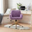 Chaise de bureau, chaise de bureau à poils de lapin artificiel, chaise de bureau pivotante et chaise de coiffeuse réglable-458024770