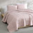 Calvin Klein Washed Percale Cotton White King Quilt Set-114842200-114842206
