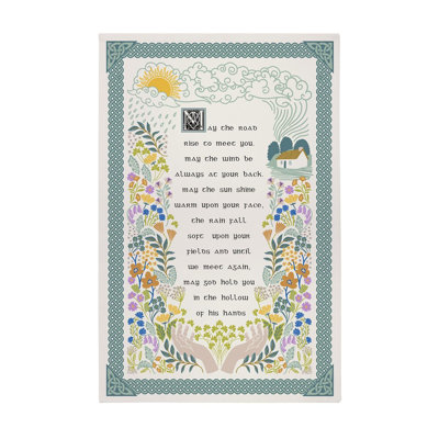 Irish Blessing Tea Towel Kitchen Towel