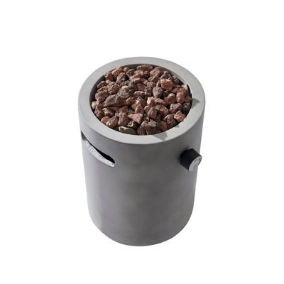 Kelch Column Concrete Propane Smokeless Fire Pit