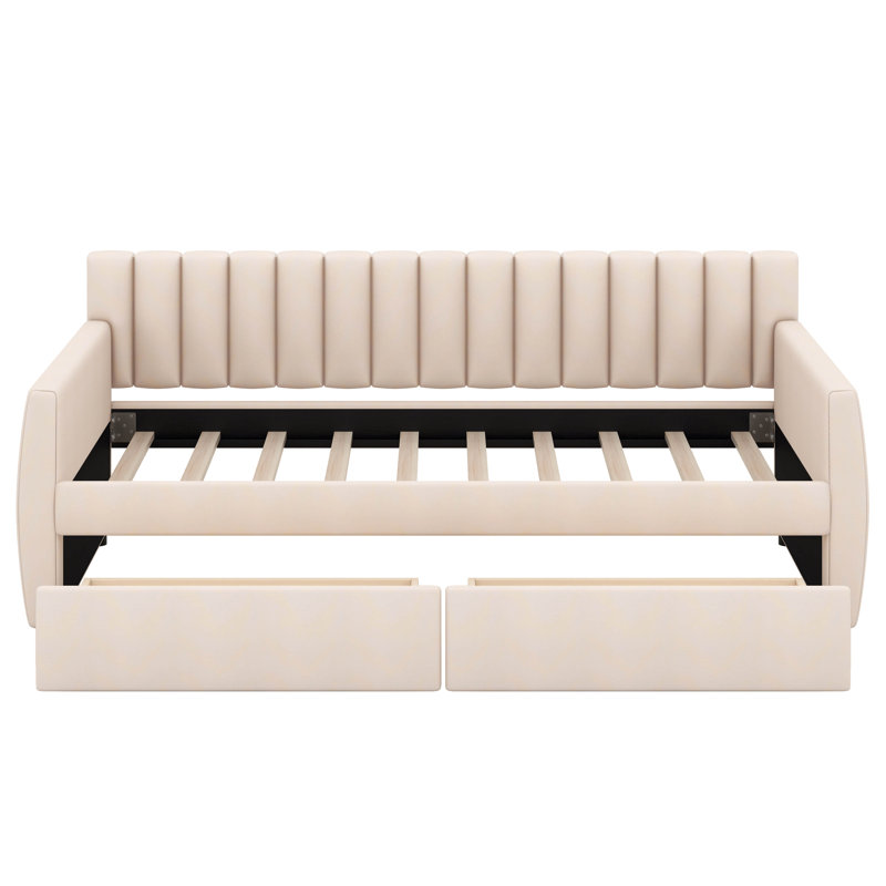 Lit de jour Elfan, Beige