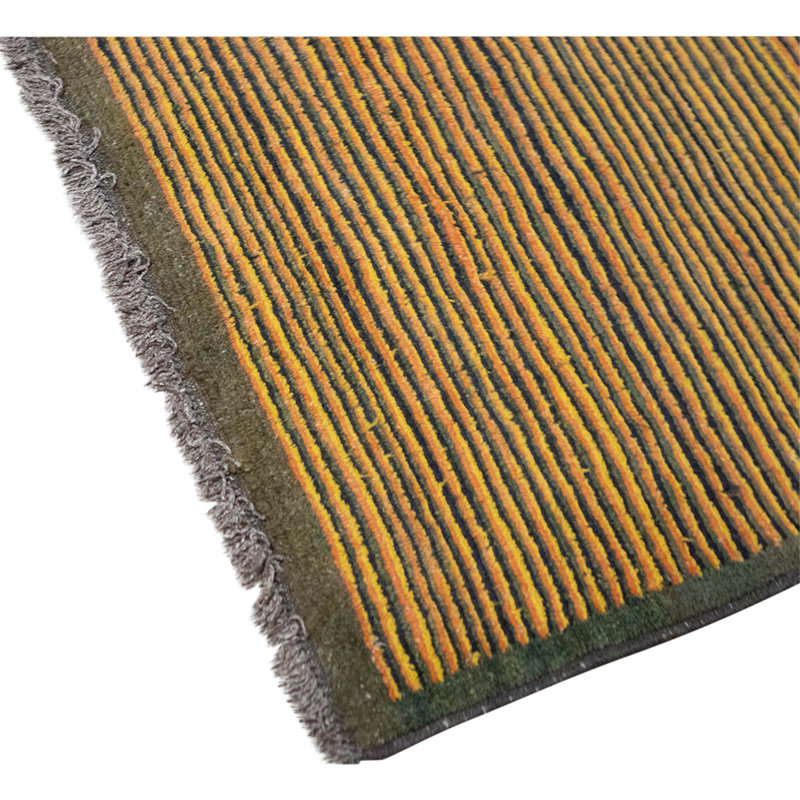 Hand Knotted Wool Area Rug in Multi