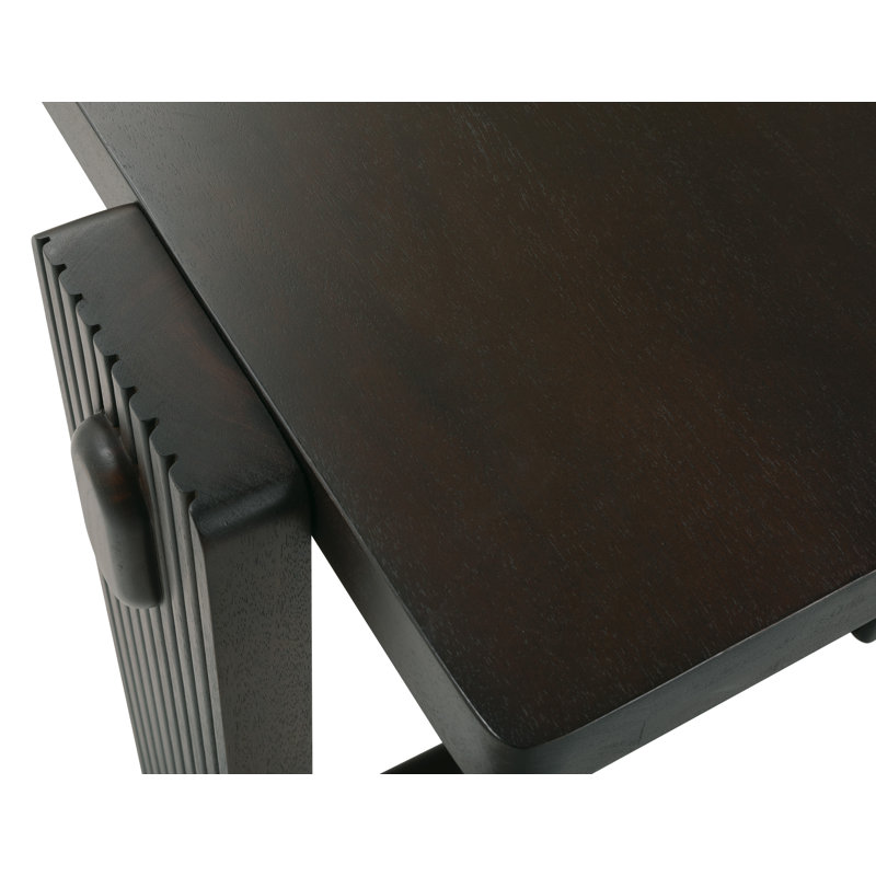 Kindred Dining Room Table, Dark Brown Wood, Wood