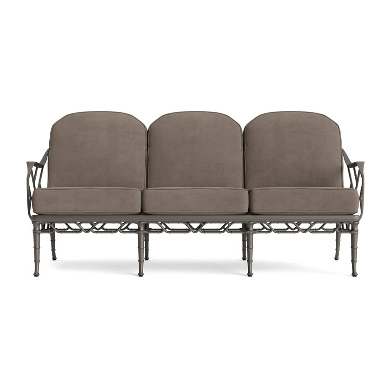 Calcutta Outdoor 3 - Seat Patio Sofa, Fusion Moccasian, Mica