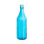 Gutirrez 6 Piece Blue Decorative Glass Bottles Set