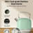 Vintage Retro Electric Tea Kettle, 2 Liter 1500W Food Grade Stainless Steel Water Boiler, Ergonomic Handle, Auto Shut Off, Boil Dry Protection, Cordless Detachable Base for Apartment, Cafe & Household, Mint Green