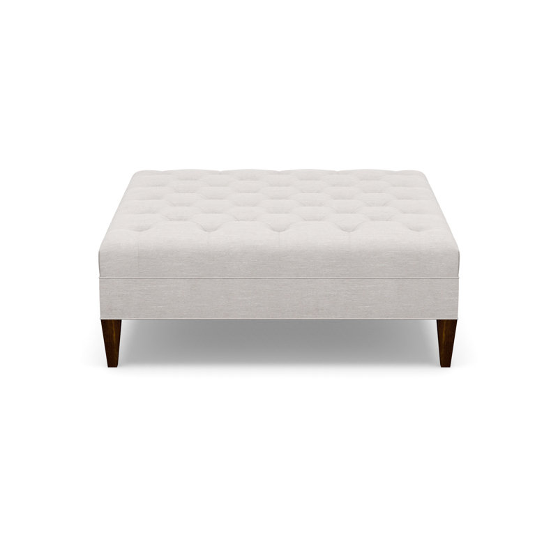 Square Ottoman, Walnut, 9637-82