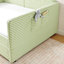 Lits extensibles avec rangement, chambre d'amis en bois aggloméré Gingham