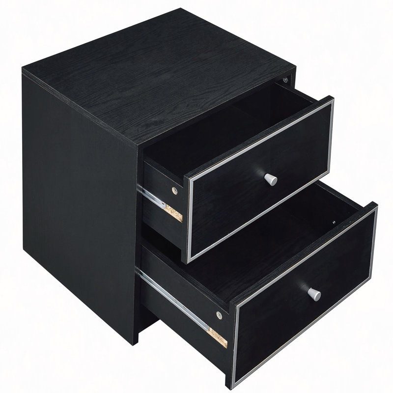 Nightstand, 2-Drawer Nightstand