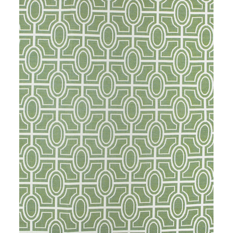 Tissu Sun City, Mousse verte / Blanc