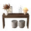 Console de style campagnard 60 po