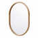 Quebec Solid Oak Oval Wall Mirror
