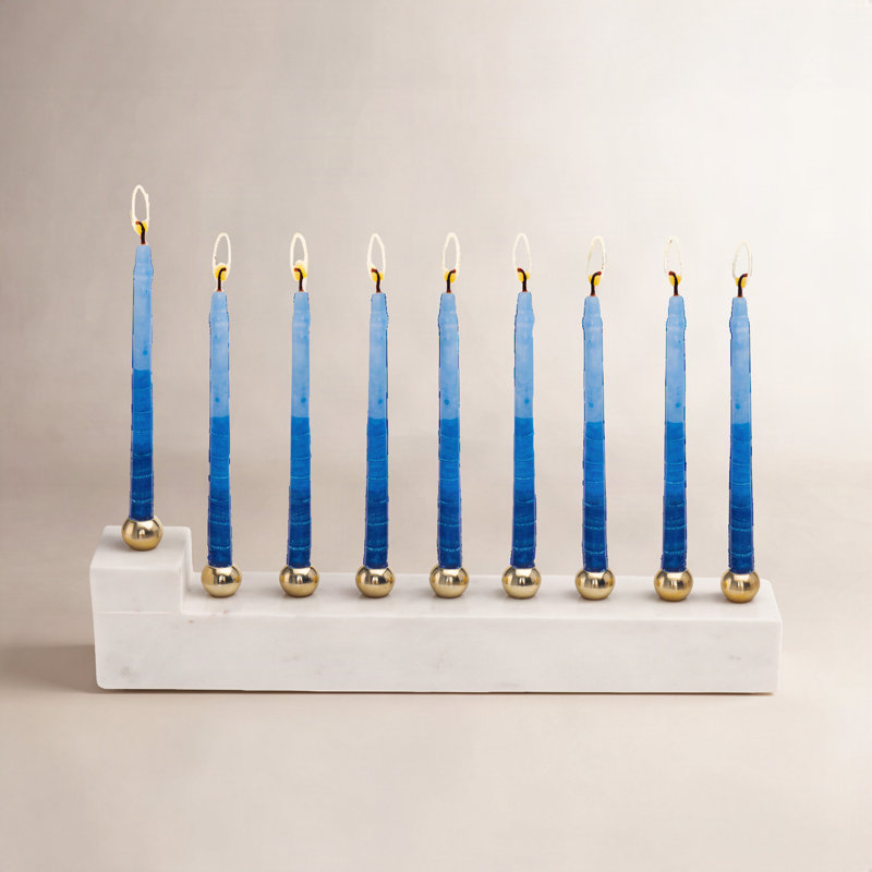 Marble L Menorah