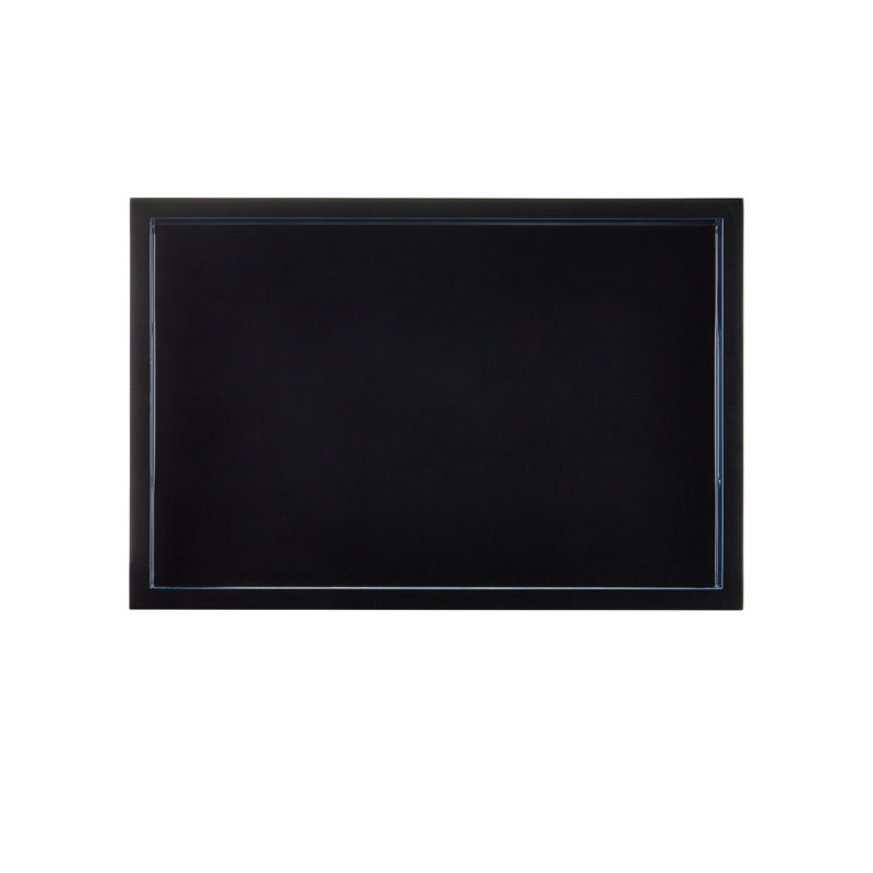 Lacquer Wood Decorative Tray, Navy