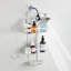 Serviteur de douche triple en aluminium